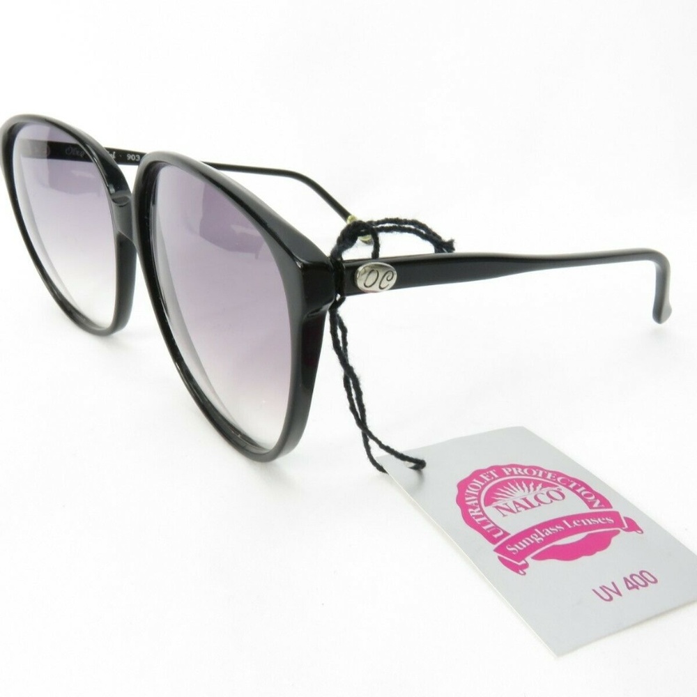 Oleg Cassini OC-903 sunglasses 1970s black frames